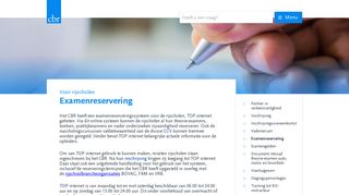 
                            3. Examenreservering - CBR