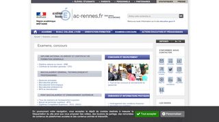 
                            7. Examens, concours - ac-rennes.fr - Académie de Rennes