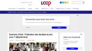 
                            8. Examens d'Etat : Publication des résultats du bac ... - Loop Haiti Menu