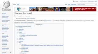 
                            13. Examination board - Wikipedia