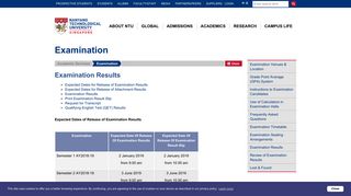 
                            3. Examination Results - Nanyang Technological University