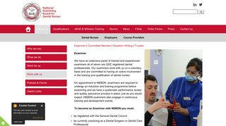 
                            11. Examiner | National Examining Board for Dental Nurses