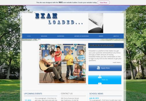 
                            12. examloaded - Wix.com