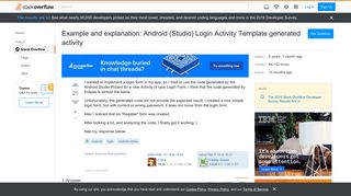 
                            12. Example and explanation: Android (Studio) Login Activity Template ...