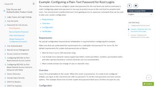 
                            1. Example: Configuring a Plain-Text Password for Root Logins ...