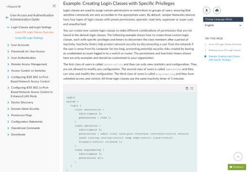 
                            6. Example: Creating Login Classes with Specific Privileges ...