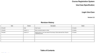 
                            9. Example: Login Use Case Specification