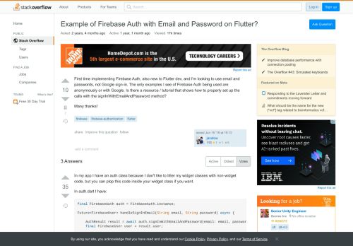 
                            8. Example of Firebase Auth with Email and Password on Flutter ...