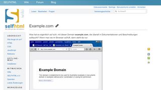 
                            4. Example.com – SELFHTML-Wiki