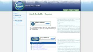 
                            1. Examples - EBSCOhost Integration Toolkit Support Center