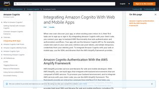 
                            3. Examples: Using the JavaScript SDK - Amazon Cognito