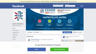 
                            7. Exams Andalucia - Inicio | Facebook