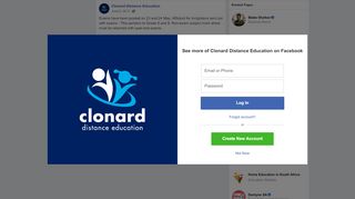 
                            10. Exams have been posted on 23 and 24 May.... - Clonard Distance ...