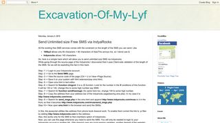 
                            12. Excavation-Of-My-Lyf: Send Unlimited size Free SMS via IndyaRocks