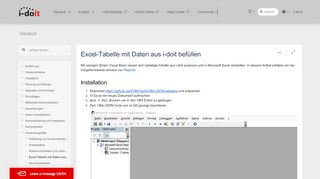 
                            11. Excel-Tabelle mit Daten aus i-doit befüllen - Deutsch - Knowledge Base