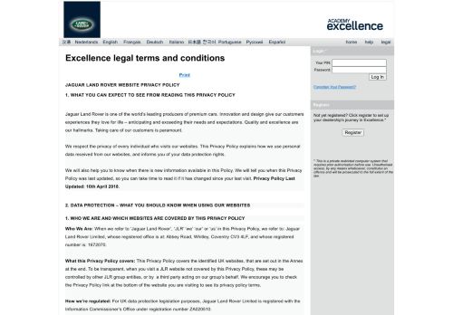 
                            3. Excellence legal terms and conditions - Excellence Login