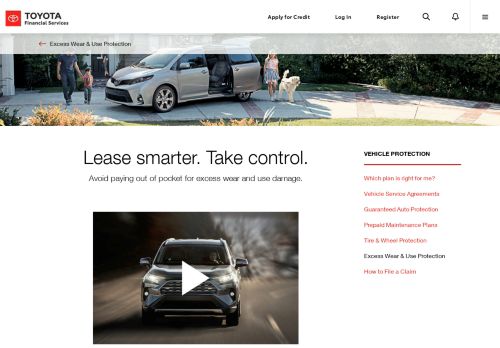 
                            6. Excess Wear & Use Protection | Toyota Financial