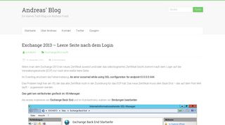 
                            12. Exchange 2013 – Leere Seite nach dem Login – Andreas' Blog