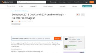 
                            6. Exchange 2013 OWA and ECP unable to login - No error messages ...