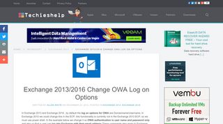 
                            5. Exchange 2013/2016 Change OWA Log on Options - Techieshelp.com