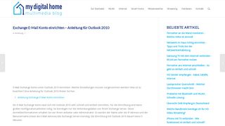 
                            5. Exchange E-Mail Konto einrichten – Anleitung für Outlook 2010 | MY ...