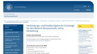 
                            2. Exchange für Wissenschaft, Lehre , Verwaltung - Otto ... - Uni Bamberg
