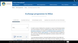 
                            13. Exchange in Milan - UCSC International