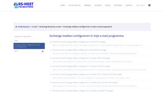 
                            12. Exchange mailbox configureren in mijn e-mail programma - RS-HOST