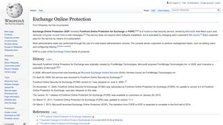 
                            9. Exchange Online Protection - Wikipedia