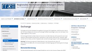 
                            9. Exchange › Regionales Rechenzentrum Erlangen (RRZE)