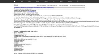 
                            7. exchange server and javamail - Apple - Lists.apple.com