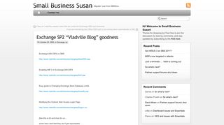 
                            8. Exchange SP2 “Vladville Blog” goodness - Msmvps