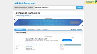 
                            7. exchange.nbed.nb.ca at WI. BIG-IP logout page - Website Informer