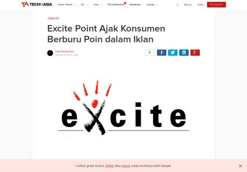 
                            5. Excite Point Ajak Konsumen Berburu Poin dalam Iklan