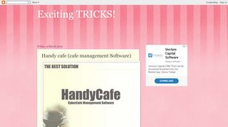 
                            8. Exciting TRICKS!: Handy cafe (cafe management Software)