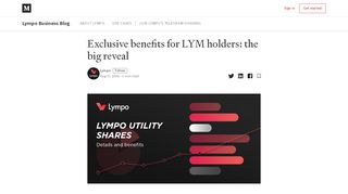 
                            11. Exclusive benefits for LYM holders: the big reveal – Lympo Business ...