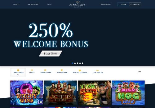 
                            4. Exclusive Casino: The Spectacular Online Casino