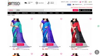 
                            9. Exclusive Designer Indian Ethnic Wear for women @ jomso.com