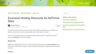 
                            11. Exclusive Hosting Discounts for AdThrive Sites – AdThrive Help Center