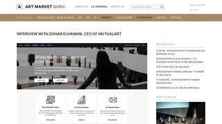 
                            11. Exclusive Interview with Zohar Elhanani - CEO of MutualArt