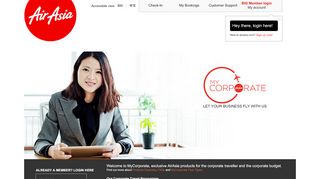 
                            7. Exclusive page for Corporate Members | Go Corporate | AirAsia