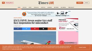 
                            7. EXCLUSIVE: Seven senior SAA staff face suspension for misconduct