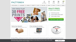 
                            7. Exclusive Welcome Offer - 50 Free Prints | Photobox