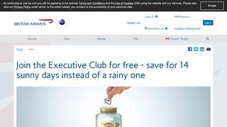 
                            1. Executive Club - British Airways