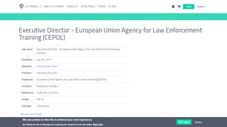 
                            12. Executive Director - European Union Agency for Law Enforcement ...