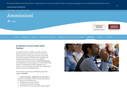 
                            4. Executive Master in Finance - Requisiti, Processo ... - SDA Bocconi