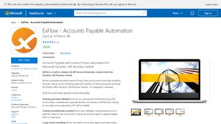
                            13. ExFlow AP automation By SignUp Software AB Dynamics 365 ...