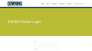 
                            8. Exhibit Force Login - Downing Retail