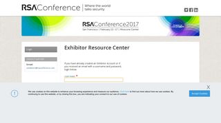 
                            6. Exhibitor Resource Center - RSA Conference