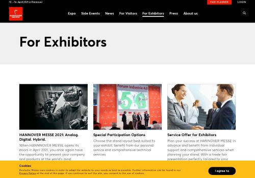 
                            5. Exhibitor Services - HANNOVER MESSE